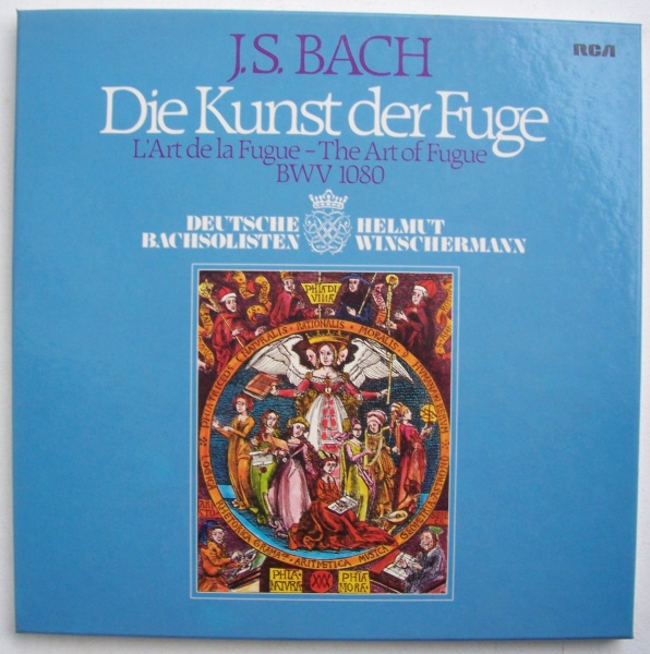 Johann Sebastian Bach (1685-1750) • Die Kunst der Fuge / The Art of Fugue 2 LP-Box • Helmut Winschermann