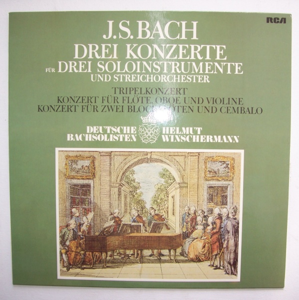 Johann Sebastian Bach (1685-1750) • Drei Konzerte für drei Soloinstrumente LP
