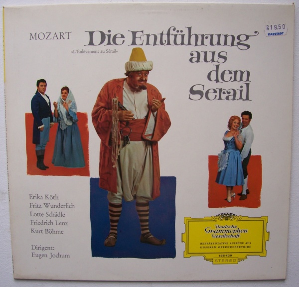Mozart (1756-1791) • Die Entführung aus dem Serail LP • Eugen Jochum