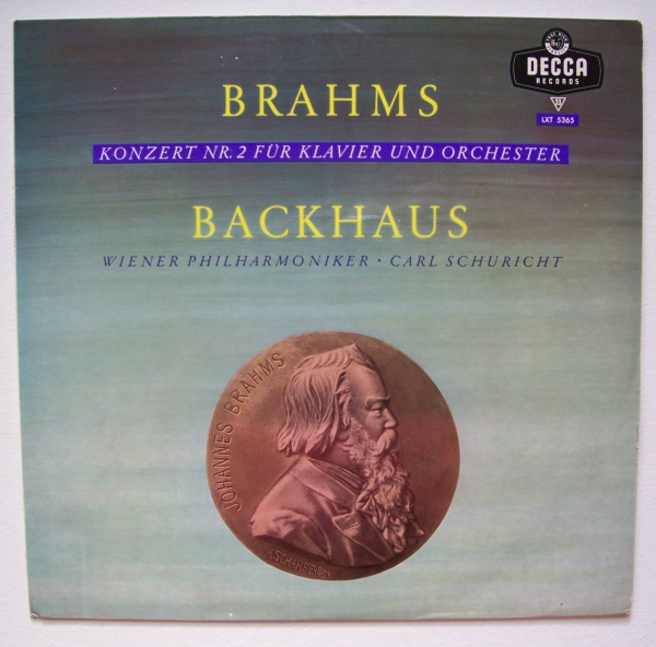 Johannes Brahms (1833-1897) • Konzert Nr. 2 für Klavier und Orchester LP • Wilhelm Backhaus