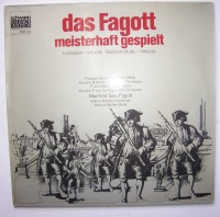 Das Fagott • Meisterhaft gespielt LP