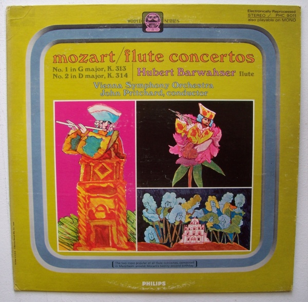 Wolfgang Amadeus Mozart (1756-1791) • Flute Concertos LP • Hubert Barwahser