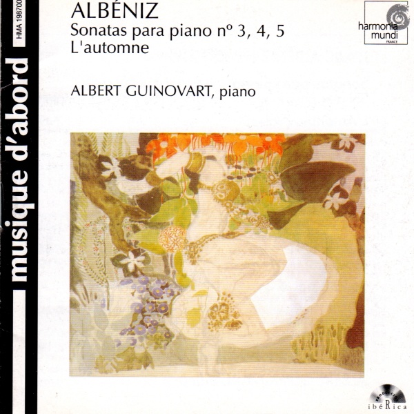 Isaac Albéniz (1860-1909) • Sonatas para piano no. 3, 4, 5, Lautomne CD