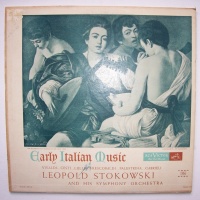 Leopold Stokowski • Early Italian Music LP