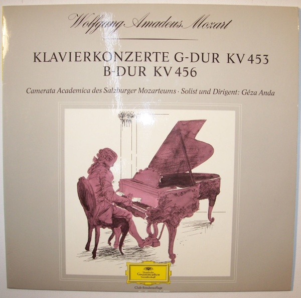 Wolfgang Amadeus Mozart (1756-1791) • Klavierkonzerte LP • Géza Anda