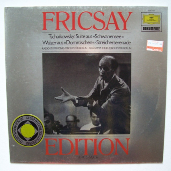Ferenc Fricsay: Peter Tchaikovsky (1840-1893) • Suite aus Schwanensee LP