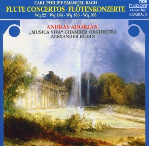 Carl Philipp Emanuel Bach (1714-1788) • Flute Concertos CD • András Adorján