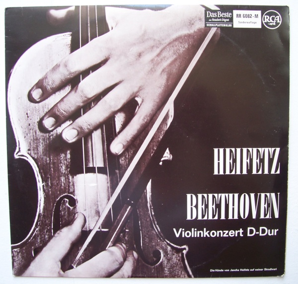 Jascha Heifetz: Ludwig van Beethoven (1770-1827) • Violinkonzert D-Dur LP