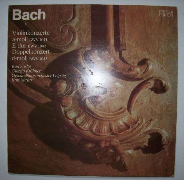 Johann Sebastian Bach (1685-1750) • Violinkonzerte LP • Karl Suske