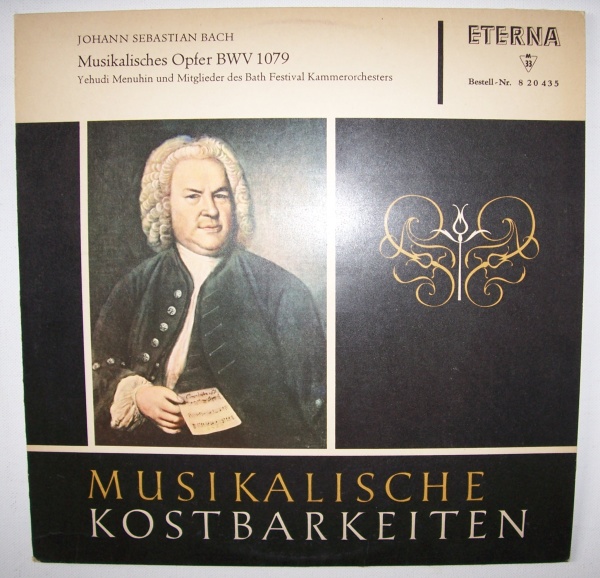 Johann Sebastian Bach (1685-1750) • Musikalisches Opfer LP • Yehudi Menuhin
