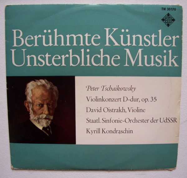 Peter Tchaikovsky (1840-1893) • Violinkonzert 10" • David Oistrach