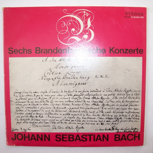 Johann Sebastian Bach (1685-1750) • Sechs Brandenburgische Konzerte 2 LPs • Karl Suske
