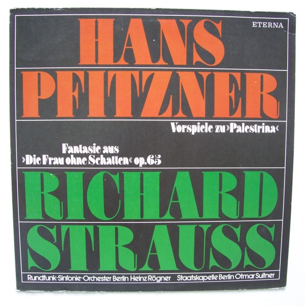 Hans Pfitzner (1869-1949) • Vorspiele zu Palestrina LP
