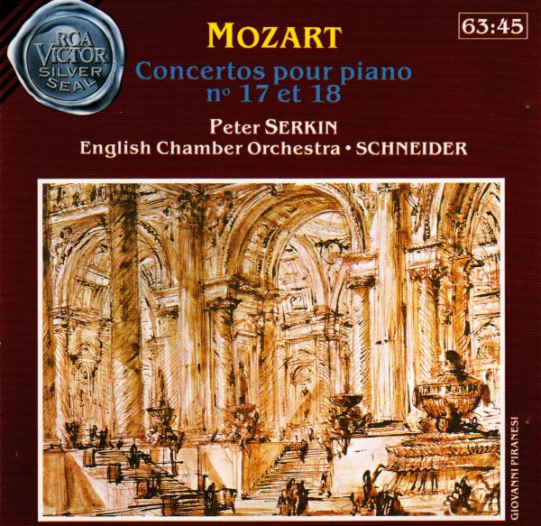 Wolfgang Amadeus Mozart (1756-1791) • Concertos pour piano CD • Peter Serkin