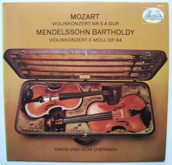 Mozart (1756-1791) • Violinkonzert Nr. 5 A-Dur LP • David Oistrach