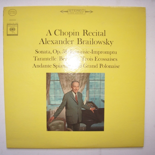 Alexander Brailowsky: Frédéric Chopin (1810-1849) - Recital LP