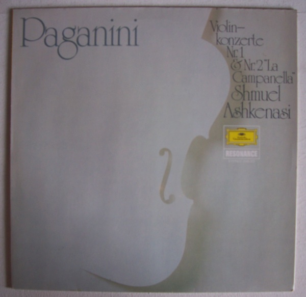 Paganini (1782-1840) • Violinkonzerte Nr. 1 & Nr. 2 La Campanella LP • Shmuel Ashkenasi