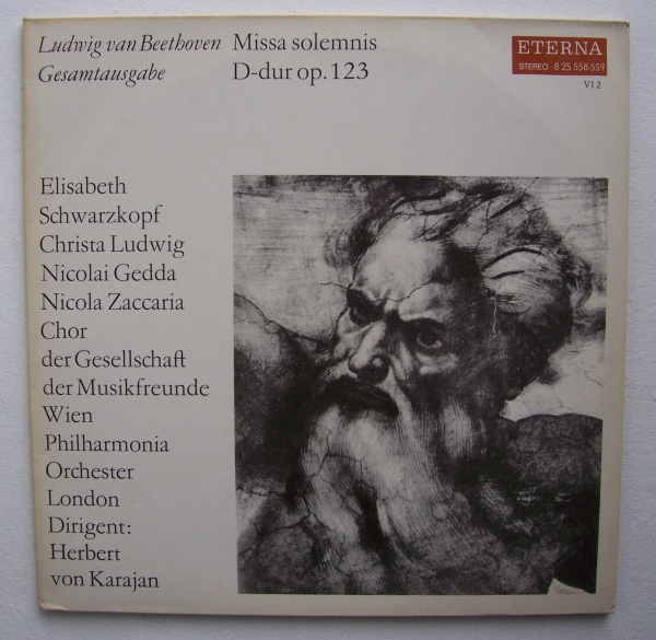 Ludwig van Beethoven (1770-1827) • Missa Solemnis 2 LPs • Herbert von Karajan