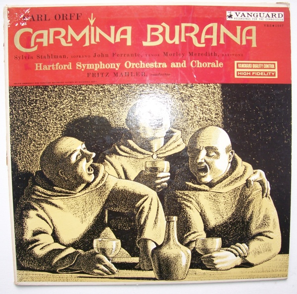 Carl Orff (1895-1982) – Carmina Burana LP - Fritz Mahler