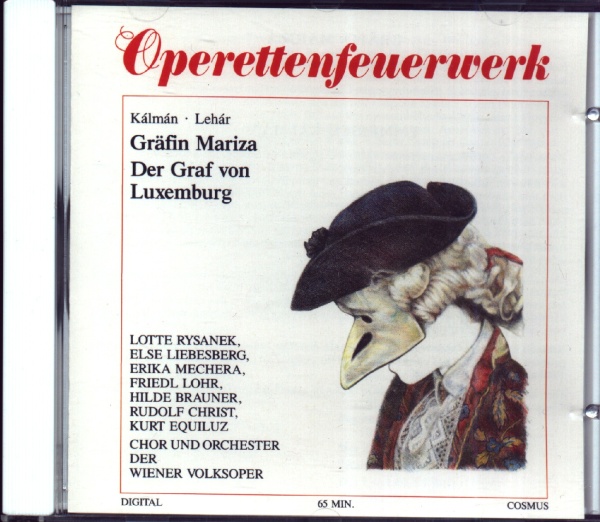Operettenfeuerwerk: Emmerich Kálmán (1882-1953) • Gräfin Mariza CD