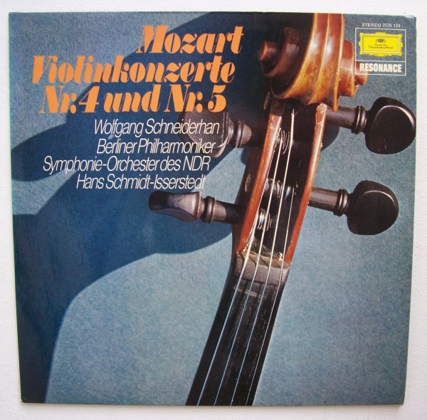 Wolfgang Amadeus Mozart (1756-1791) • Violinkonzerte Nr. 4 und Nr. 5 LP