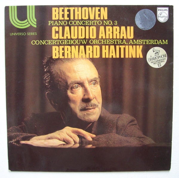 Claudio Arrau: Ludwig van Beethoven (1770-1827) • Piano Concerto No. 3 LP