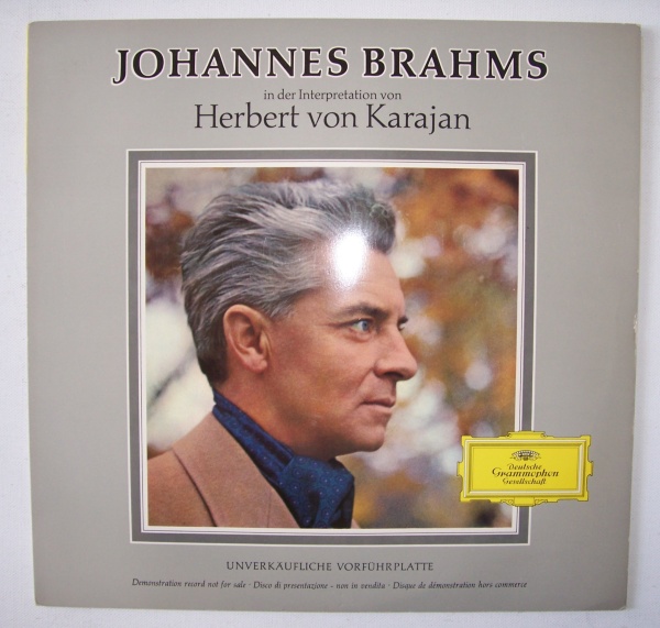 Johannes Brahms (1833-1897) in der Interpretation von Herbert von Karajan LP