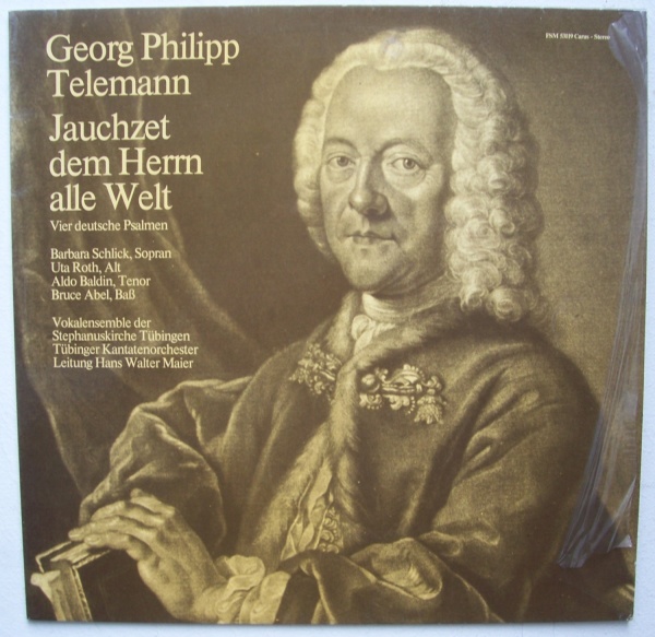 Georg Philipp Telemann (1681-1767) • Jauchzet dem Herrn alle Welt LP