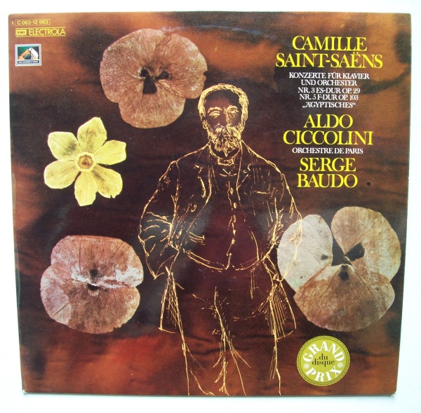 Camille Saint-Saens (1835-1921) - Konzerte für Klavier und Orchester Nr. 2 & 4 LP - Aldo Ciccolini
