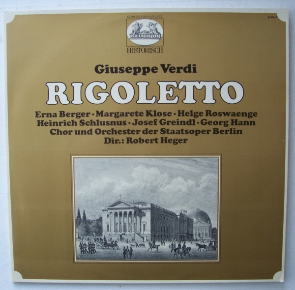 Giuseppe Verdi (1813-1901) • Rigoletto 2 LPs
