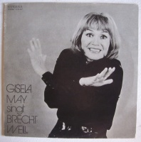 Gisela May singt Bertolt Brecht / Kurt Weill LP