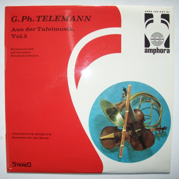 Georg Philipp Telemann (1681-1767) • Aus der Tafelmusik Vol. 2 LP
