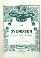 Johan Svendsen (1840-1911) • Romance pour Violon...