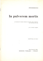 Krzysztof Penderecki (1933-2020) • In Pulverem Mortis