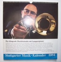Stuttgarter Musik-Kalender 1984 inkl. LP