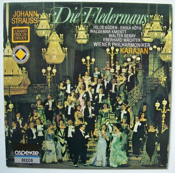 Johann Strauss (1825-1899) • Die Fledermaus LP • Herbert von Karajan
