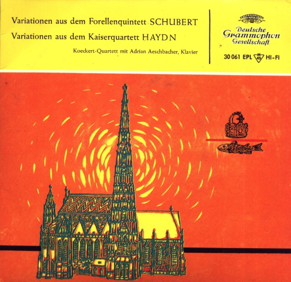 Franz Schubert (1797-1828) • Variationen aus dem Forellenquintett 7" • Koeckert Quartett