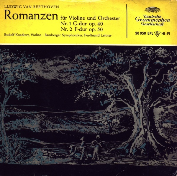 Ludwig van Beethoven (1770-1827) • Romanzen 7" • Rudolf Koeckert