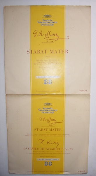 Gioacchino Rossini (1792-1868) • Stabat Mater 2 LPs • Ferenc Fricsay