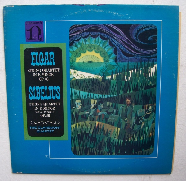 Edward Elgar (1857-1934) • String Quartet in E minor op. 83 LP • The Claremont Quartet