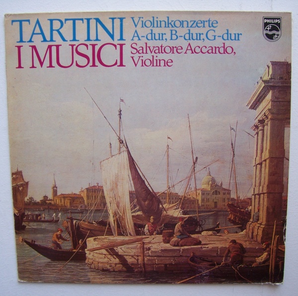 Giuseppe Tartini (1692-1770) • Violinkonzerte LP • Salvatore Accardo