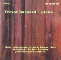 Trevor Barnard - Piano CD