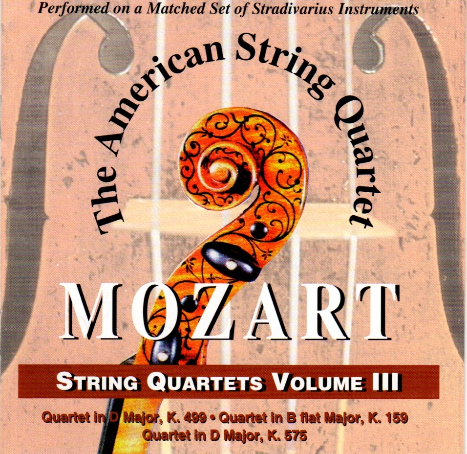 (1756-1791)縲�Wolfgang縲�The縲�Amadeus縲�Mozart縲�String縲�Quartets縲�Vol.縲�CD