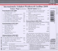 Internationaler Schubert-Wettbewerb Lied Duo 2009 CD