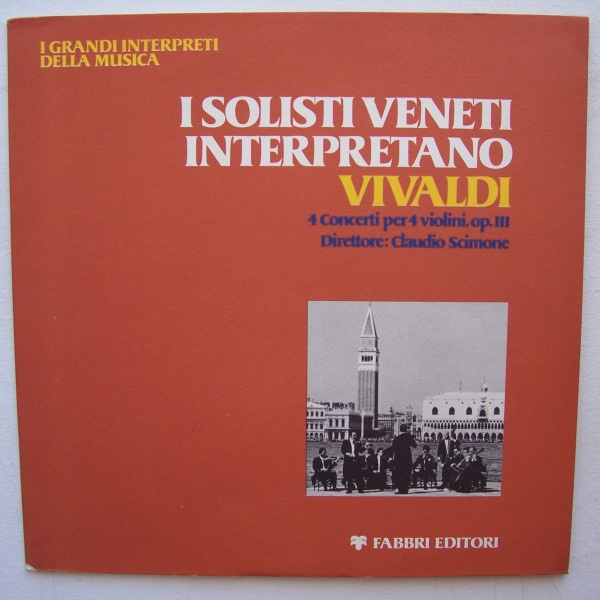 Antonio Vivaldi (1678-1741) - 4 Concerti per 4 violini op. 3 LP - I Solisti Veneti