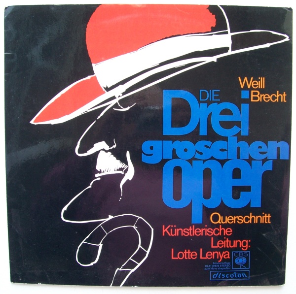 Kurt Weill (1900-1950) / Bertolt Brecht (1898-1956) • Die Dreigroschenoper LP • Lotte Lenja, Wolfgang Neuss