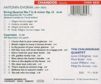 Antonin Dvorak (1841-1904) • String Quartets No. 7 & Cypresses CD • Chilingirian Quartet 