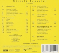 Niccolò Paganini (1782-1840) - Cantabile CD