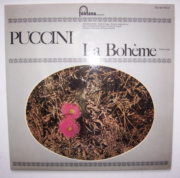 Giacomo Puccini (1858-1924) • La Bohème LP • Francesco Molinari Pradelli