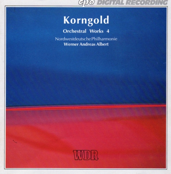 Erich Wolfgang Korngold (1897-1957) • Orchestral Works 4 CD